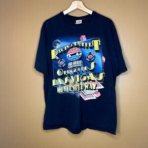 Y2K Las Vegas Nascar AOP Racing T-Shirt XL